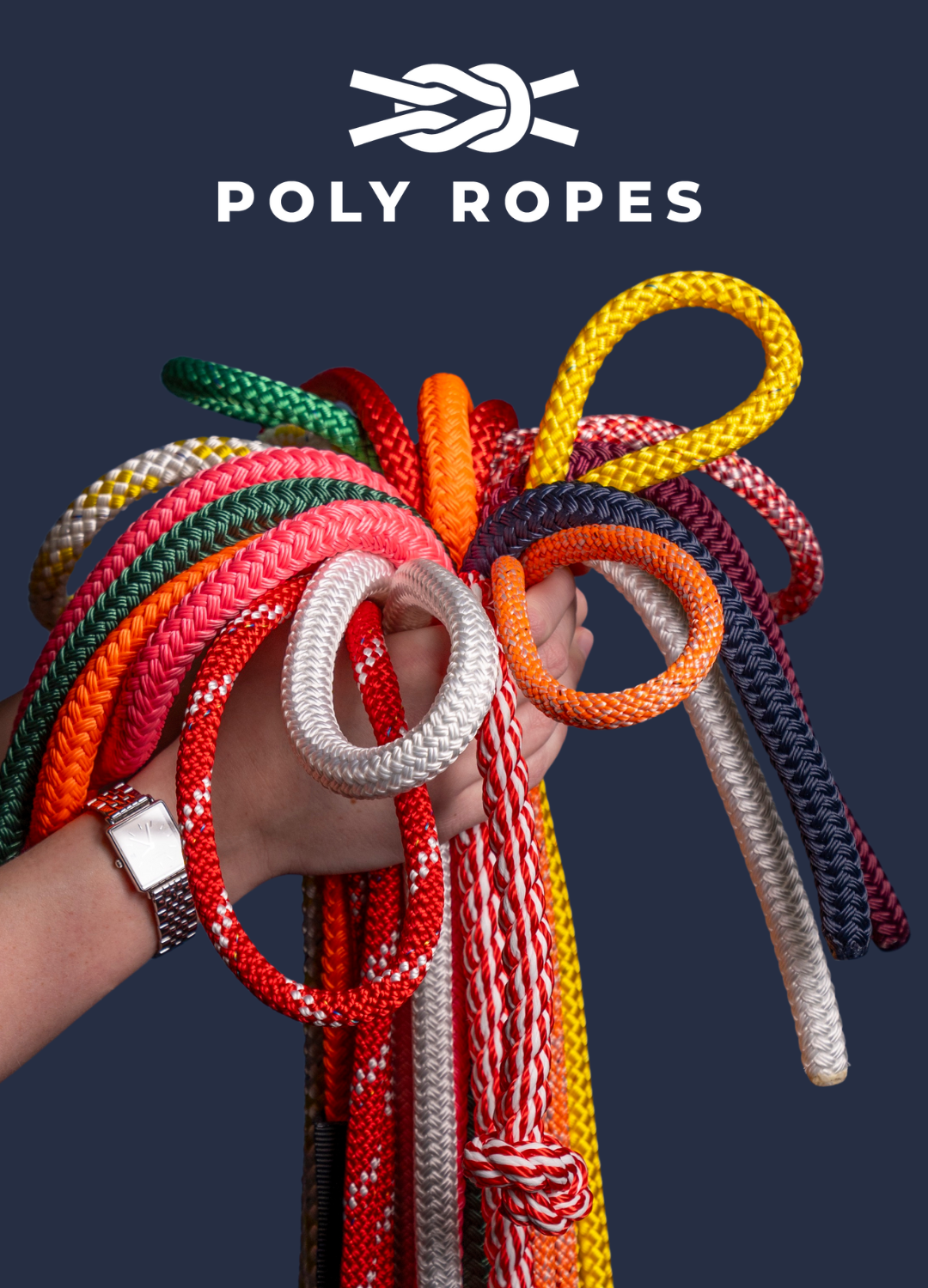 polyropes olika färger av rep